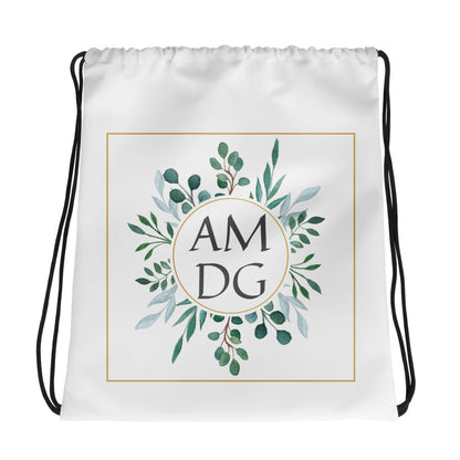 AMDG Drawstring bag