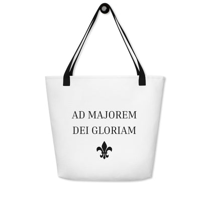 AMDG Large Tote Bag