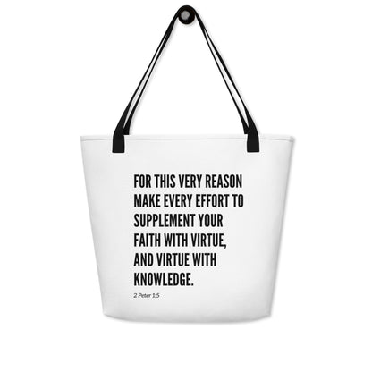 Virtues Large Tote Bag