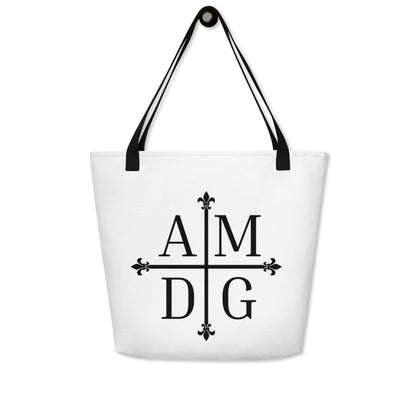 AMDG Large Tote Bag