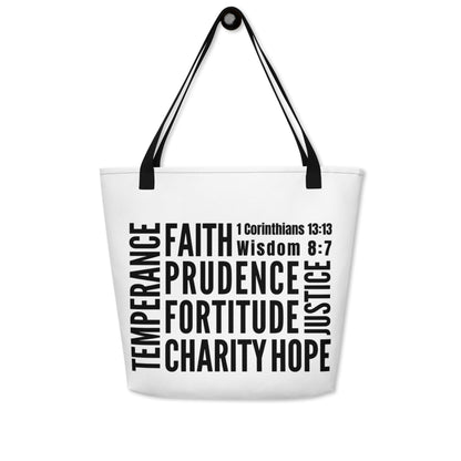 Virtues Large Tote Bag