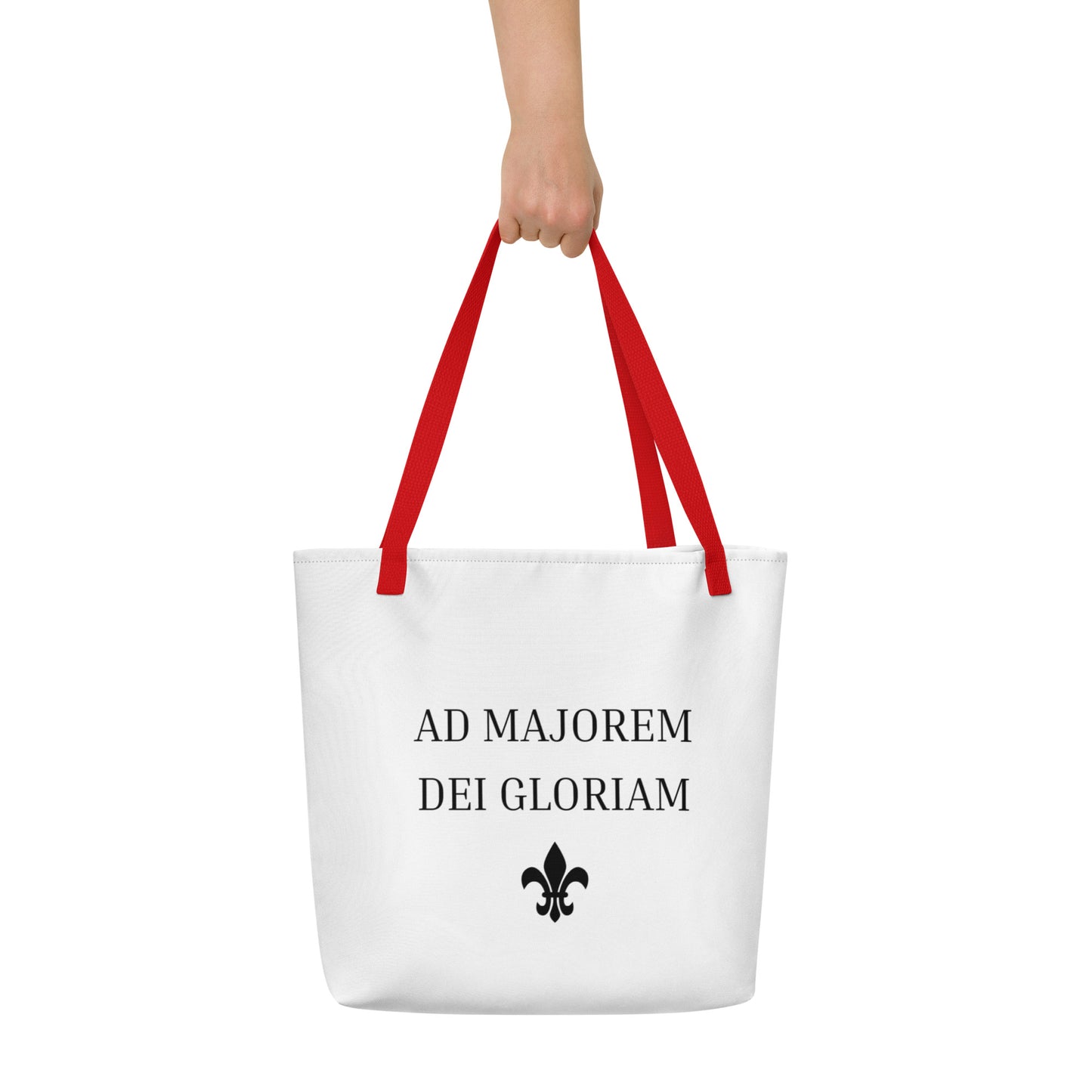 AMDG Large Tote Bag