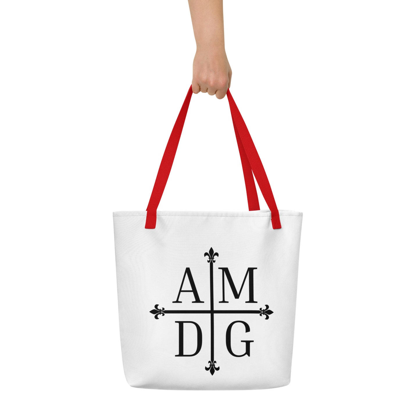 AMDG Large Tote Bag