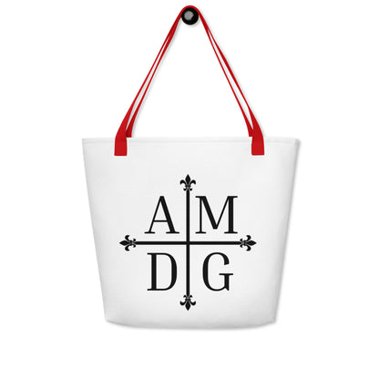 AMDG Large Tote Bag