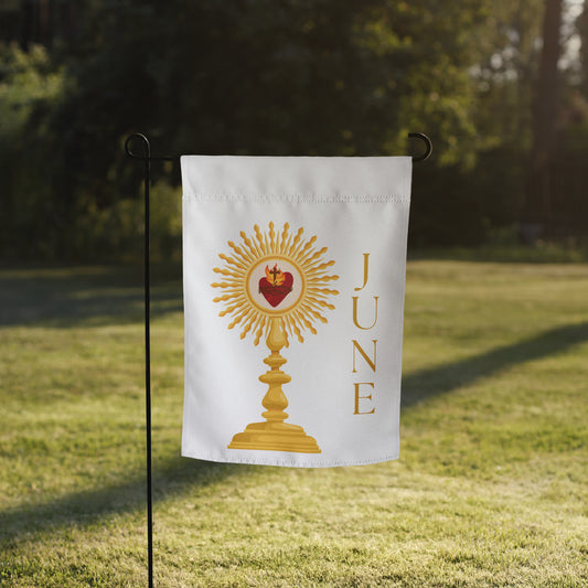 Sacred Heart of Jesus Garden flag