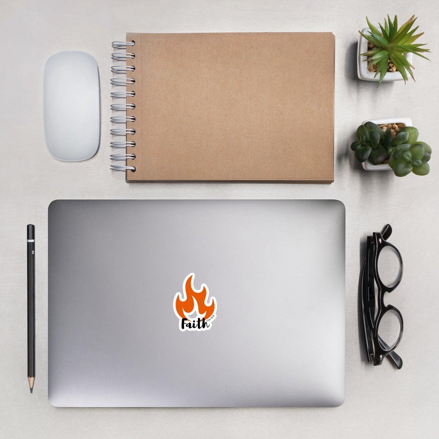 Fire of Faith Bubble-free stickers