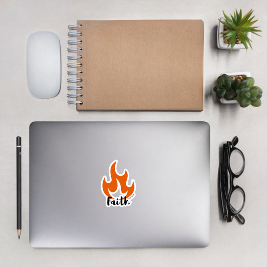 Fire of Faith Bubble-free stickers