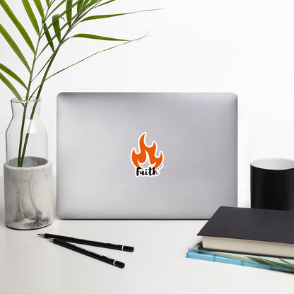 Fire of Faith Bubble-free stickers