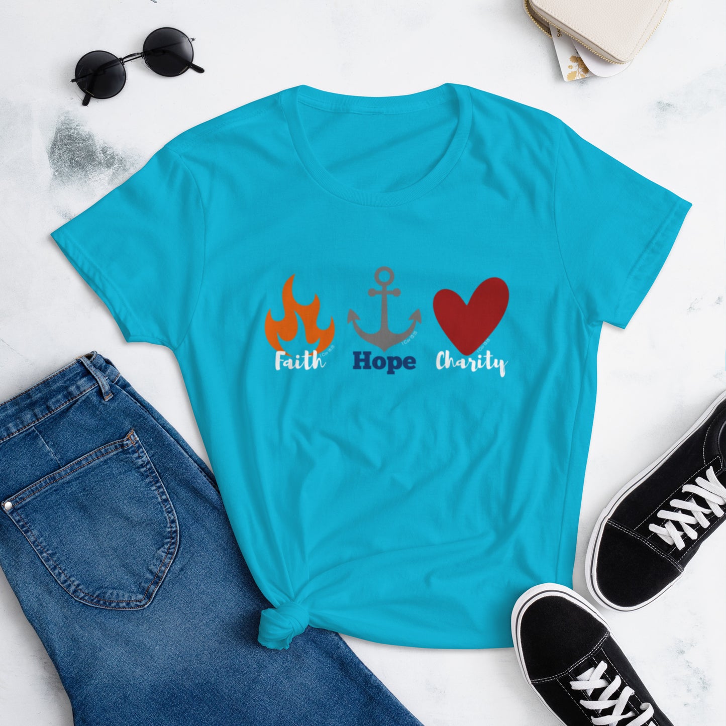 Faith Hope Charity Women's short sleeve t-shirt