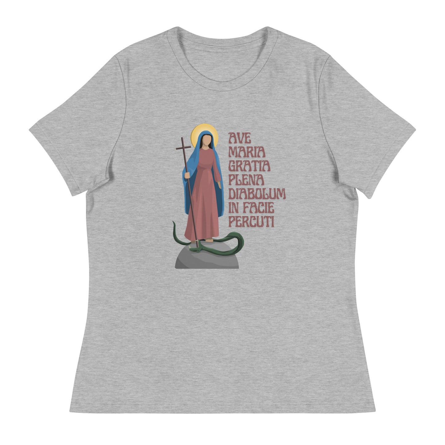 Latin Ave Maria Women's Relaxed T-Shirt