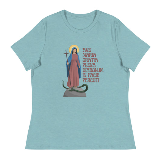 Latin Ave Maria Women's Relaxed T-Shirt