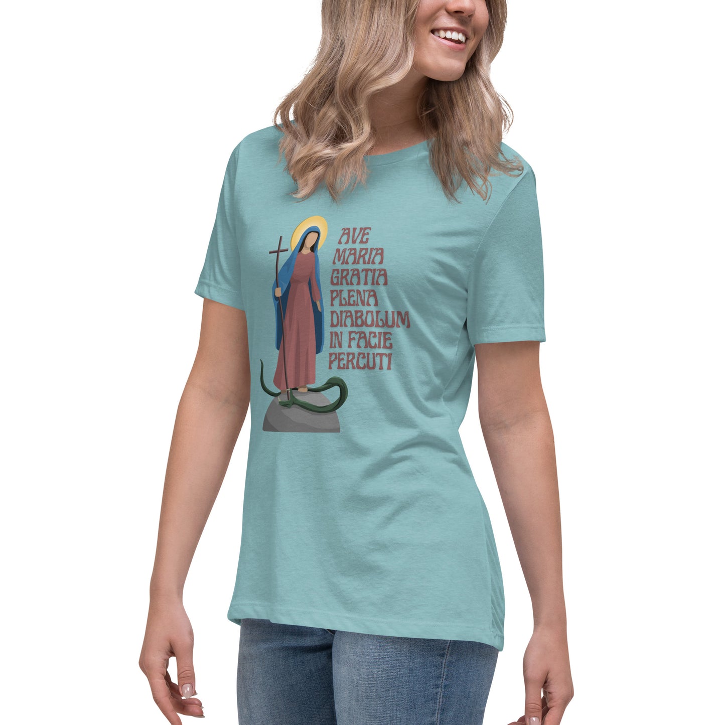 Latin Ave Maria Women's Relaxed T-Shirt