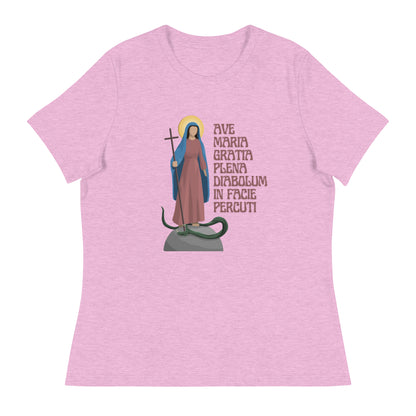 Latin Ave Maria Women's Relaxed T-Shirt