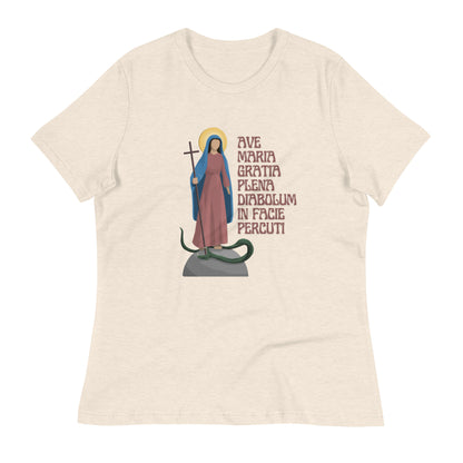 Latin Ave Maria Women's Relaxed T-Shirt