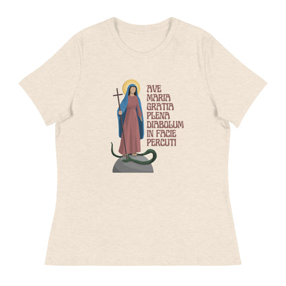 Latin Ave Maria Women's Relaxed T-Shirt