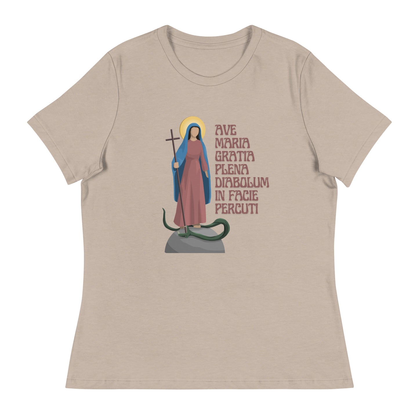 Latin Ave Maria Women's Relaxed T-Shirt