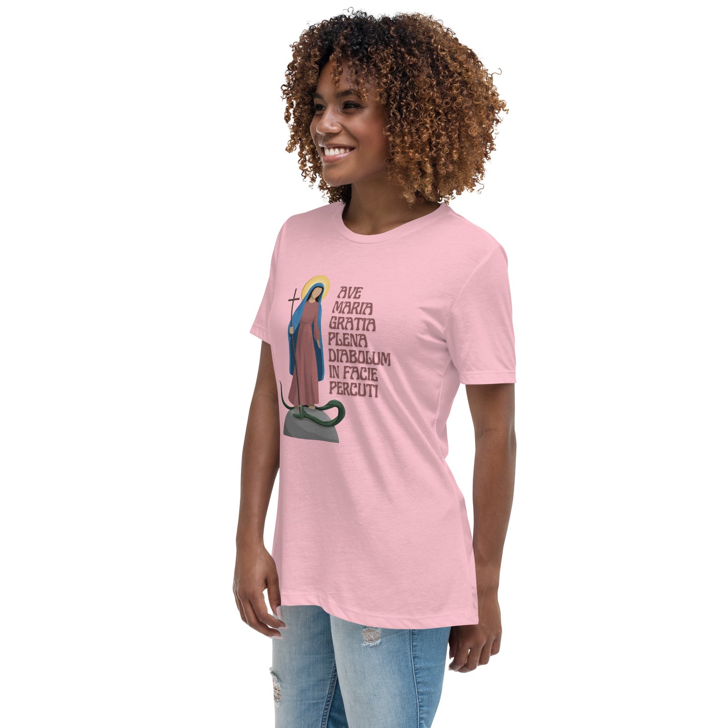 Latin Ave Maria Women's Relaxed T-Shirt