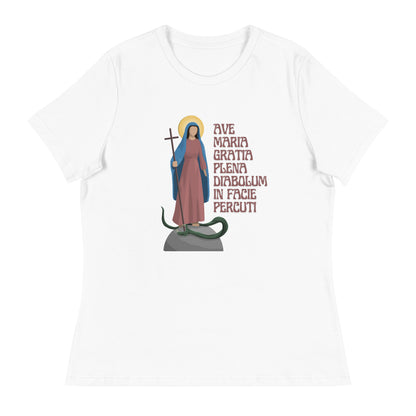 Latin Ave Maria Women's Relaxed T-Shirt